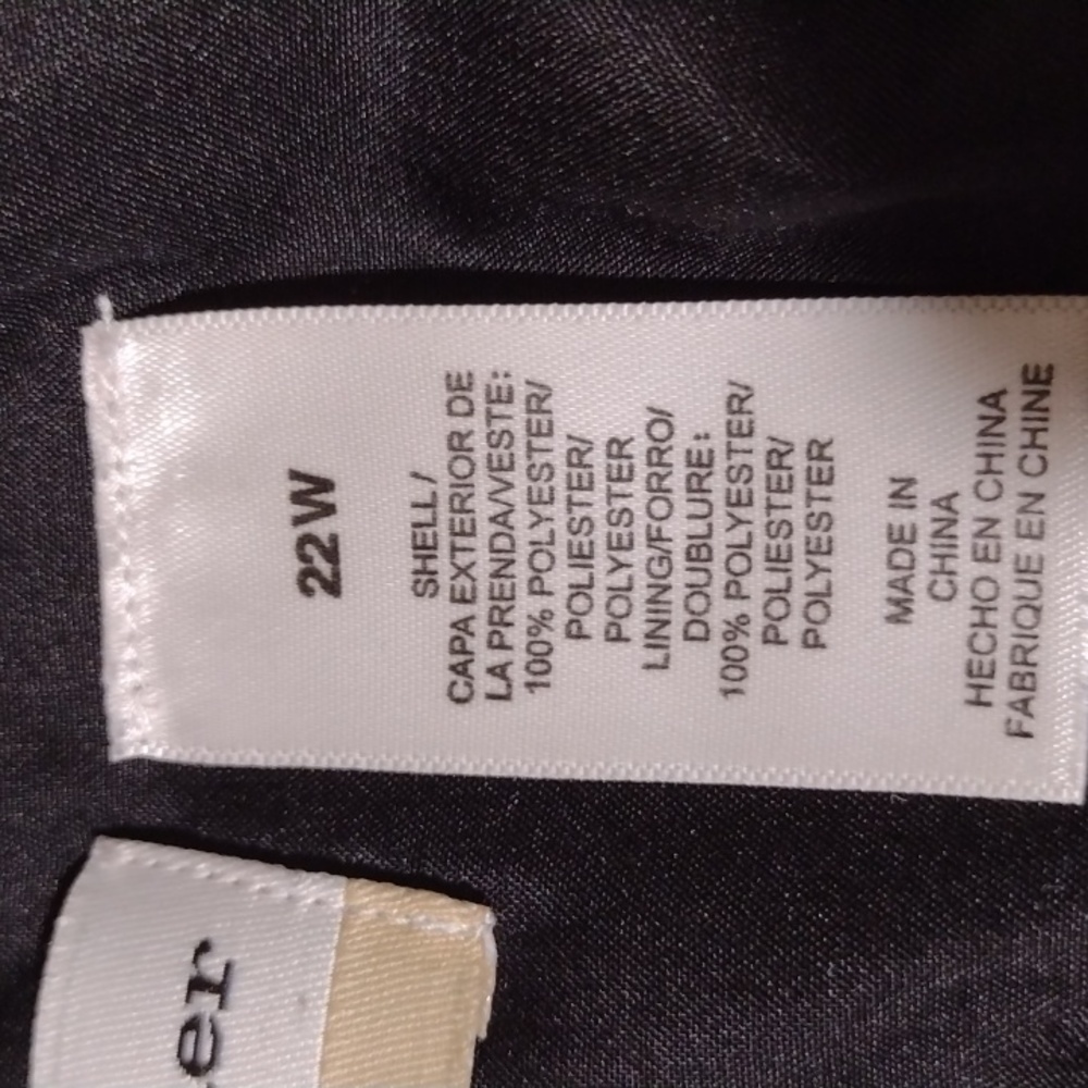 Lightweight Poly Lined Embroidered Jacket 22w - image 4